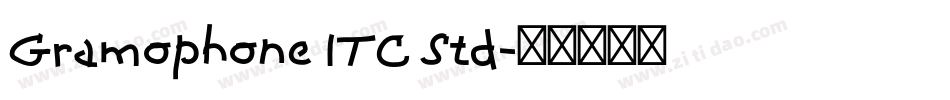Gramophone ITC Std字体转换